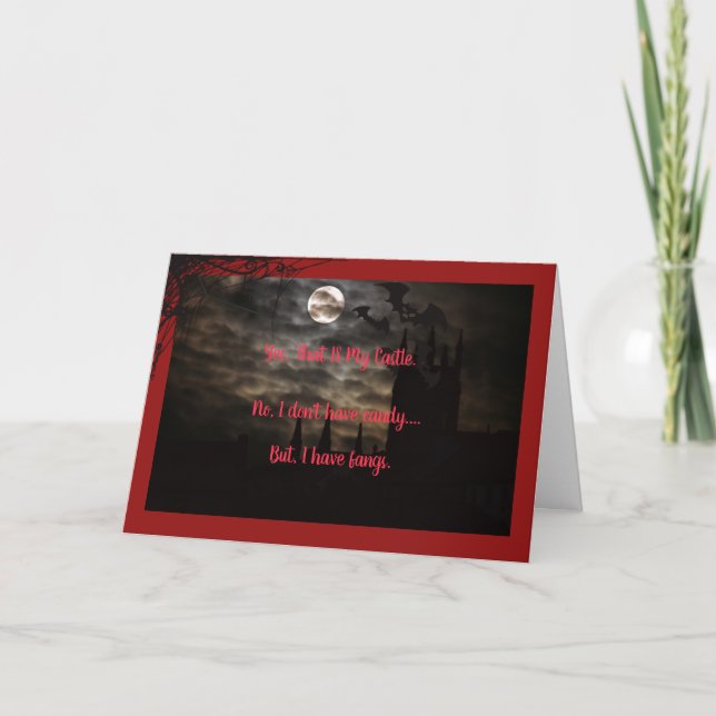 Halloween Spookfest Folded Greeting Card (Front)