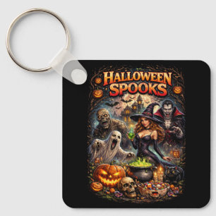 Halloween Spooks Key Ring