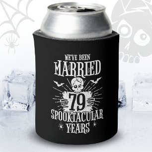 Halloween Spooktacular 79th Wedding Anniversary Can Cooler