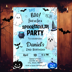 Halloween Spooktacular Birthday Invitation