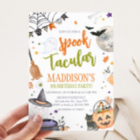 Halloween Spooktacular Birthday Party Invitation