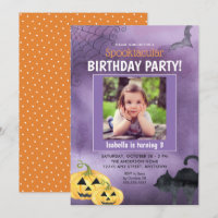 Halloween Spooktacular Photo Birthday Party
