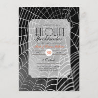 Halloween Spooktacular | Spider Web Party Invite