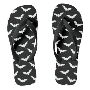 Halloween Spooky Bat Decoration Pattern Thongs