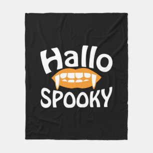 Halloween Spooky Birthday Fleece Blanket