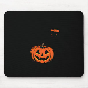 Halloween Spooky Black Labrador Retriever Dog Mouse Pad