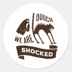 halloween_spooky_boo_pumpkins classic round sticker