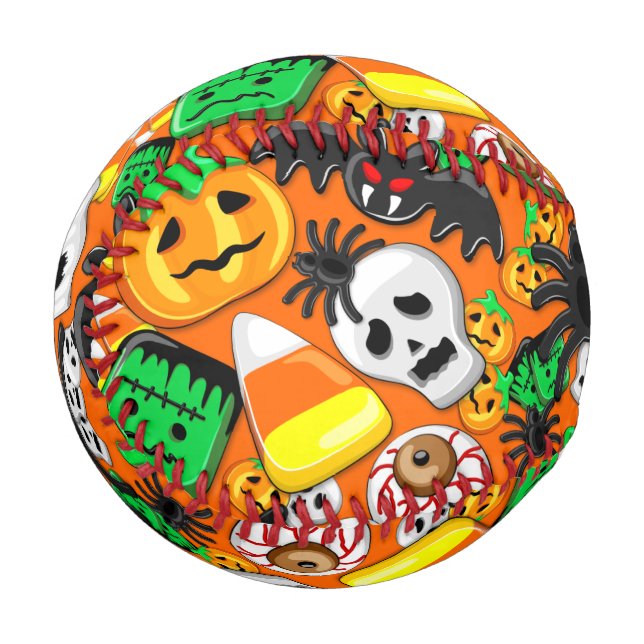 Halloween Spooky Candies Party    Baseball (Front Left)