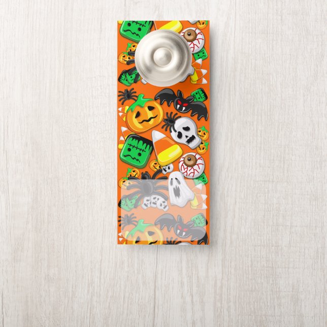 Halloween Spooky Candies Party     Door Hanger (On Knob)