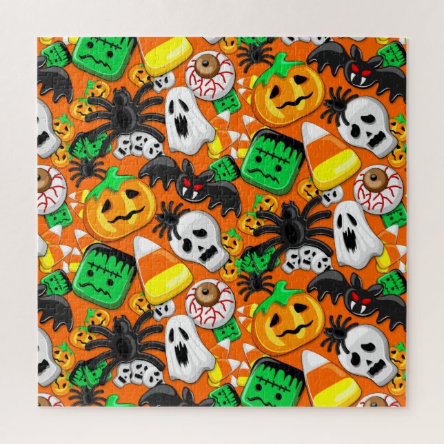 Halloween Spooky Candies Party    Jigsaw Puzzle (Vertical)