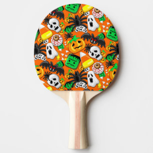 Halloween Spooky Candies Party Ping Pong Paddle