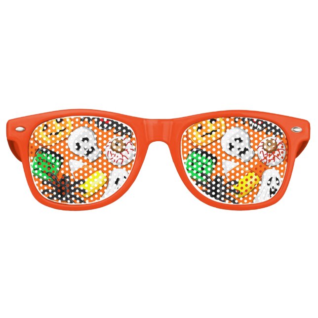 Halloween Spooky Candies Party    Retro Sunglasses (Front)