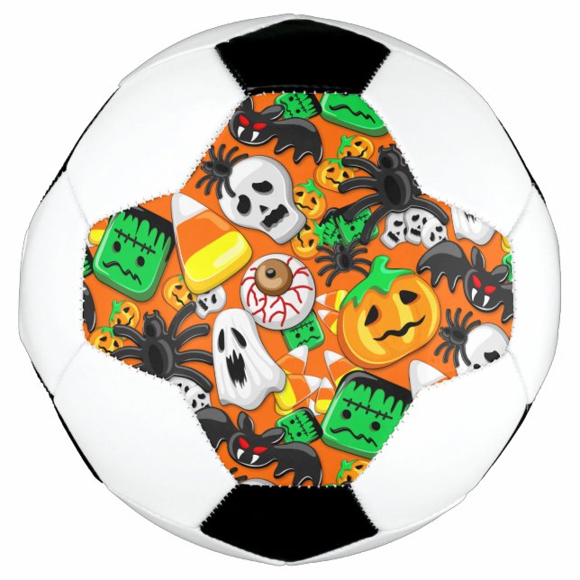 Halloween Spooky Candies Party    Soccer Ball (Front)