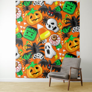 Halloween Spooky Candies Party    Tapestry