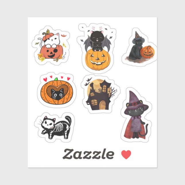 Halloween spooky cat (Sheet)