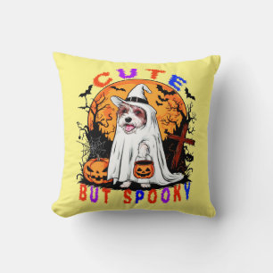 Halloween Spooky Cute Dog Artwork For Pet Lovers Cushion