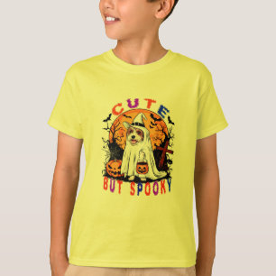 Halloween Spooky Cute Dog Artwork For Pet Lovers T-Shirt
