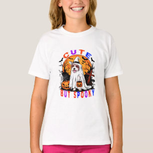 Halloween Spooky Cute Dog Artwork For Pet Lovers T-Shirt