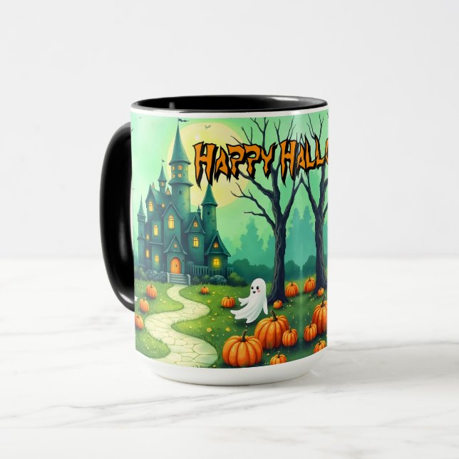 Halloween Spooky Cute Modern Collection Mug (Front Left)
