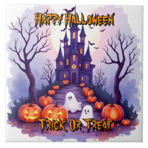 Halloween Spooky Cute Popular Collection Ceramic Tile