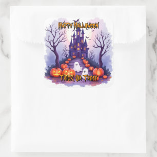 Halloween Spooky Cute Popular Collection Square Sticker