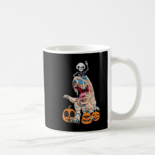 Halloween Spooky Dinosaur Skeleton Coffee Mug