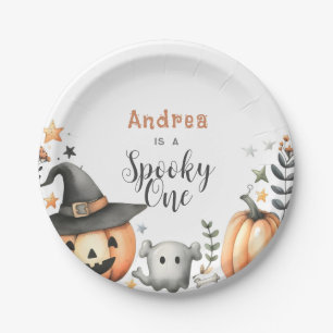 Halloween Spooky first one Paper Plate