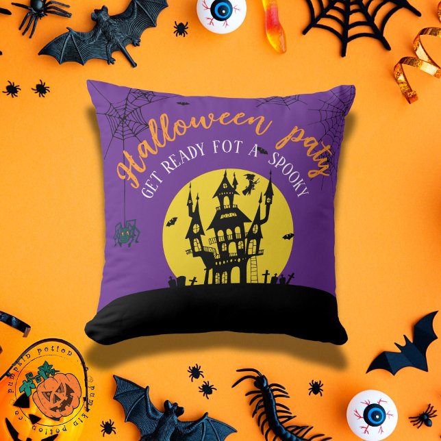 Halloween Spooky Fortress Pillow | (Creator Uploaded)
