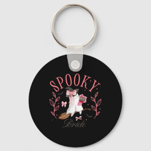 Halloween Spooky Ghost Bride Chelorette Last Boo C Key Ring