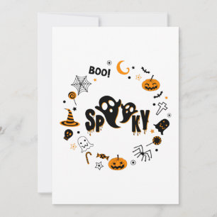 Halloween Spooky Ghost Invitation