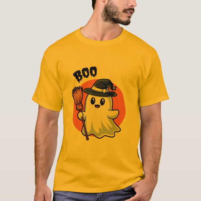 Halloween - Spooky Ghost T-Shirt (Front)