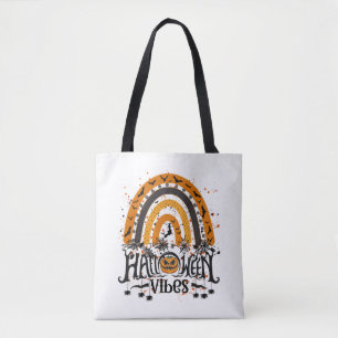 Halloween Spooky Halloween Vibes Halloween Spide Tote Bag