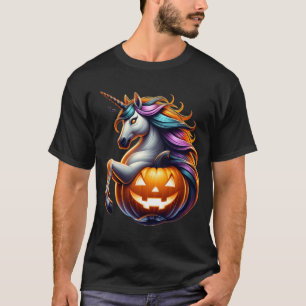 🎃👻 Halloween Spooky Horse Shirt 🦄🕷️
