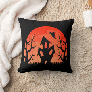 Halloween Spooky House Cushion