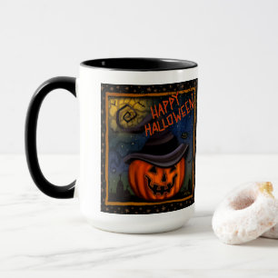 Halloween Spooky Jack O Lantern Customisable Mug