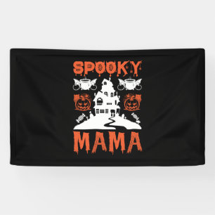 Halloween Spooky Mama Birthday Banner