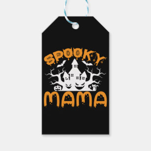 Halloween Spooky Mama Birthday Gift Tags