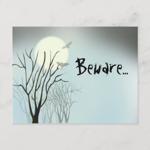 Halloween Spooky Moon Invitation