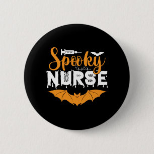 Halloween Spooky Nurse Birthday 6 Cm Round Badge