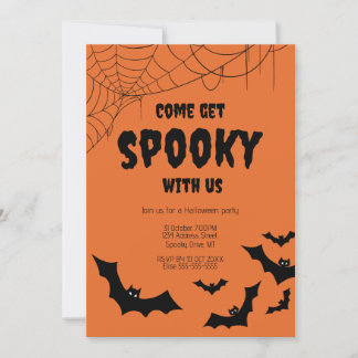 Halloween Spooky Office Party Invitation