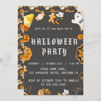 HALLOWEEN SPOOKY PARTY INVITATION