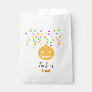 Halloween Spooky Pumpkin   Confetti Sprinkles Favour Bag