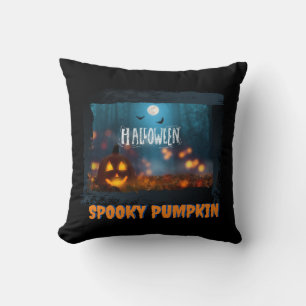 HALLOWEEN SPOOKY PUMPKIN CUSHION