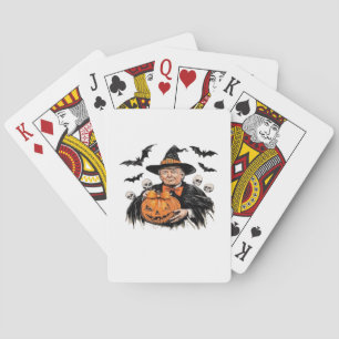 Halloween Spooky Pumpkin Playing Cards