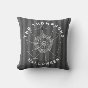 Halloween Spooky Scary Cute Spider Web Cushion