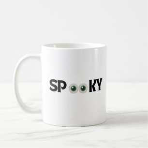 Halloween spooky scary eye simple cute coffee mug