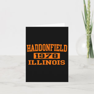 Halloween Spooky Scary Haddonfield Illinois Hallow Card