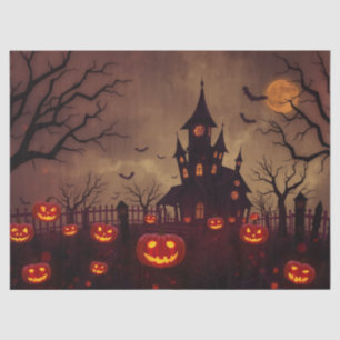 Halloween Spooky Scene Fantasy Tissue Pap Paper