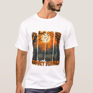 Halloween Spooky Season Cemetery T-Shirt