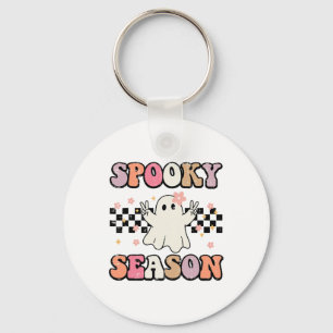 Halloween Spooky Season Ghost Peace Costume Women Key Ring
